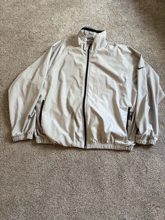 Nike Golf Other - Nike Golf Men's Lightweight Full Zip Windbreaker Jacket Beige XL